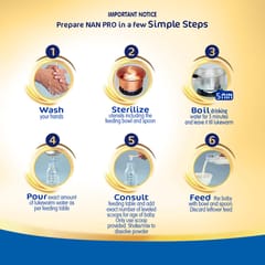 Nestlé NAN PRO stage 2 Follow-Up Formula Powder, After 6 months Up to 12 months