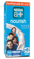 Nestlé a+ Nourish Toned Milk, 1 LTR Tetra Pack