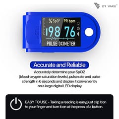 Pulse Oximeter Fingertip, Blood Oxygen Saturation Monitor Fingertip, Blood Oxygen Meter Finger Oximeter Finger with Pulse, O2 Monitor Finger for Oxygen