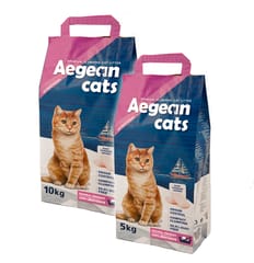 AEGEAN CATS cat litter with natural ORANGE scent, 5 Kg (AC-CLO-X5)