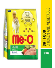 ME-O DRY CAT FOOD CHICKEN & VEG, 7 + 1 KG - ADULT (ID5-CA1N-317-P05)