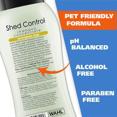 WAHL Shampoo & Conditioner Concentrate, 700ml - SHED CONTROL - SHED REDUCING FORMULA (820005)