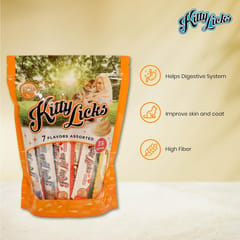 RENA'S KITTY LICKS CAT TREATS, 525 g - 7 FLAVOURS ASSORTED (15 g X 35)(21-RNK-AST-X5K-9243)