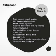 Nutrabone Dog Treat - Real Chicken & Carrot, 100 g