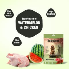 Nutrabone Dog Treat - Real Chicken with Watermelon, 100 g