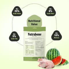 Nutrabone Dog Treat - Real Chicken with Watermelon, 100 g