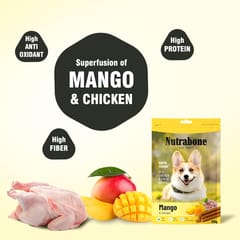 Nutrabone Dog Treat - Real Chicken with Mango, 100 g