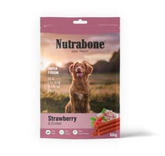 Nutrabone Dog Treat - Real Chicken with Strawberry, 100 g