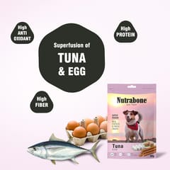 NUTRABONE SUPER FUSION Dog Treat, 100 g - TUNA & EGG (NB10TNE)