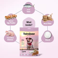 NUTRABONE SUPER FUSION Dog Treat, 100 g - TUNA & EGG (NB10TNE)