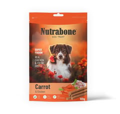 NUTRABONE SUPER FUSION Dog Treat, 100 g - CARROT & CHICKEN (NB10CRC)