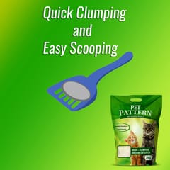 PET PATTERN Quick Clumping Natural Cat Litter, 25 Kg (PP-NCL-25)