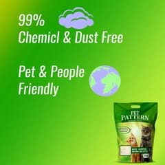 PET PATTERN Quick Clumping Natural Cat Litter, 25 Kg (PP-NCL-25)