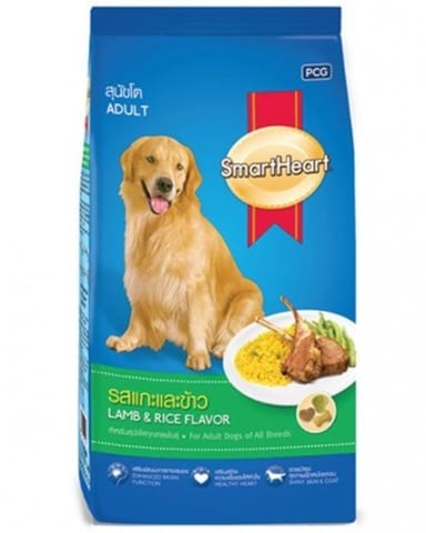 SMARTHEART DRY DOG FOOD LAMB & RICE, 3 KG - ADULT (ID8DAN083)