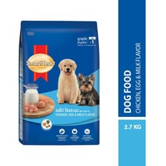 SMARTHEART DRY DOG FOOD CHICKEN EGG & MILK, 2.7 KG - PUPPY (ID8DP-39207P16)