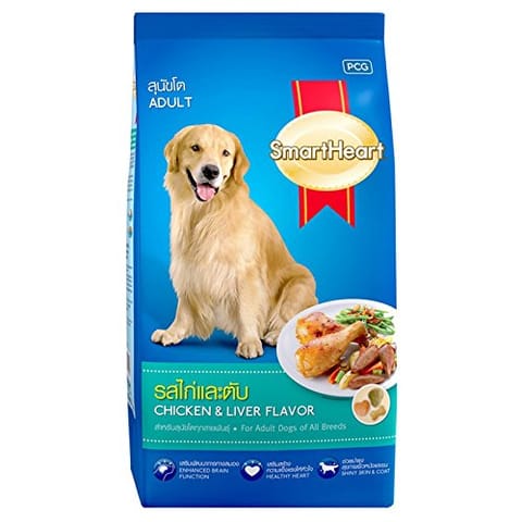 SMARTHEART DRY DOG FOOD CHICKEN & LIVER, 10 KG - ADULT (ID8-DAN-3210)