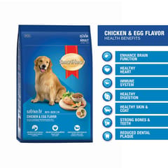 SMARTHEART DRY DOG FOOD CHICKEN & EGG, 100 G - ADULT (ID8-DANH-34100)