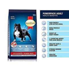 SMARTHEART DRY DOG FOOD POWER PACK, 3 KG - ADULT (21-ID8-DAN-403)