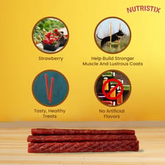 CHIP CHOP'S NUTRISTIX DOG TREATS, 70 g - STRAWBERRY (19-NTS-SBR-70G-CC1605)