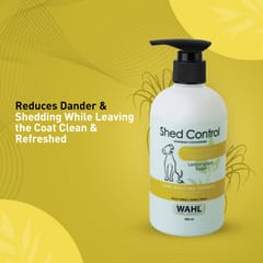 WAHL Shampoo & Conditioner Concentrate, 300 ml - SHED CONTROL - SHED REDUCING FORMULA (0820005)