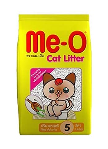 Me-O CAT LITTER, 5 LITER - LEMON (ID5-CLTN-795A)