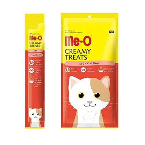 Me-O CREAMY CAT TREATS CRAB, 60 g (15 g X 4)(ID5CACH4815)