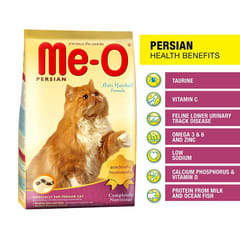 ME-O DRY CAT FOOD, ANTIHAIRBALL FORMULA - PERSIAN ADULT (FREE EXTRA FOOD 500G) (21-ID5-CA-51608-P14)