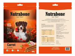 NUTRABONE SUPER FUSION Dog Treat, 100 g - CARROT & CHICKEN (NB-CRC-X1K)