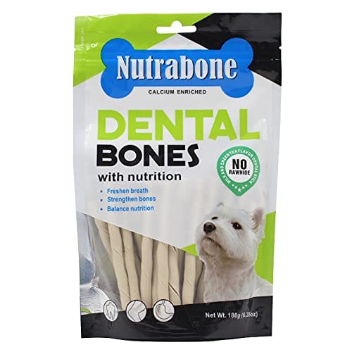 Nutrabone Green Tea Flavour Dental Sticks, 180 g