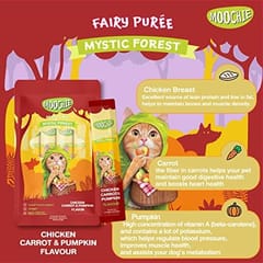 MOOCHIE FAIRY PUREE CREAMY CAT TREATS, 75 g (15g X 5) - CHICKEN CARROT & PUMPKIN (MPE3098)