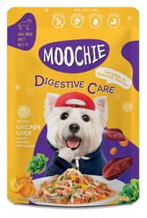 MOOCHIE PREMIUM WET FOOD FOR DOGS, 85 g - DIGESTIVE CARE with CHICKEN LIVER (21-MCH-DIC-85G)